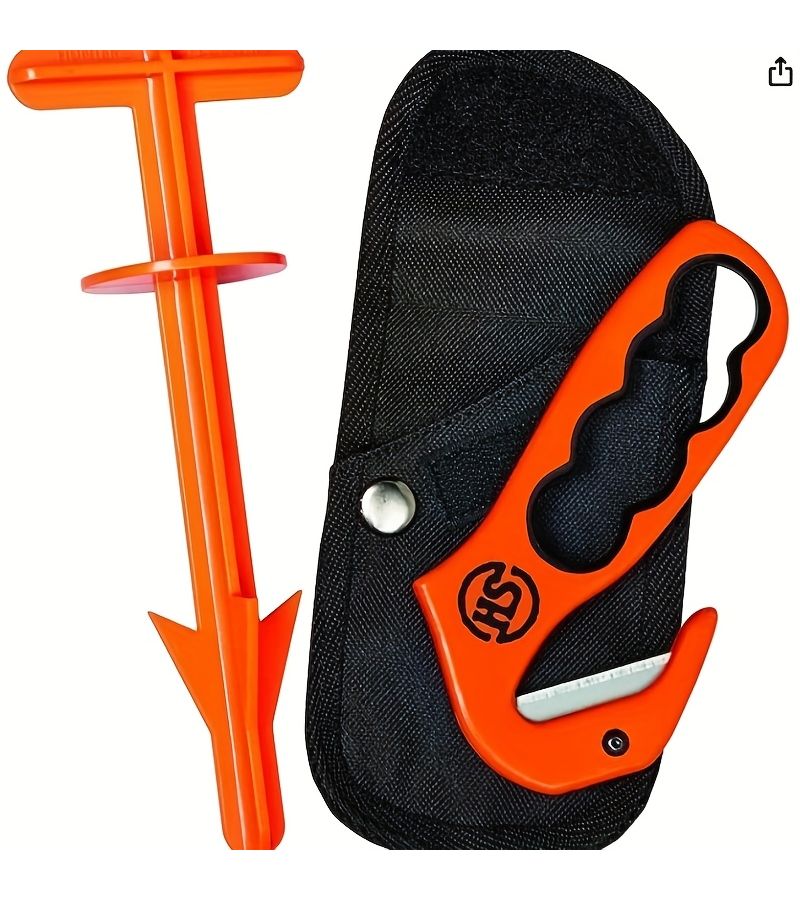 Orange Arrow Removal Tool for Hunters Sharpening Stick Hunting Game Accessory - Image 5