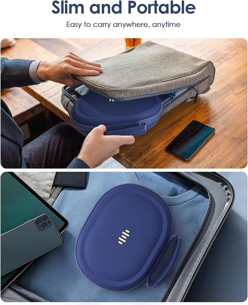 SQERO Headphone Case Hard Shell for Bose Quietcomfort/Skullcandy/JBL Tune 720BT/520BT/510BT/Live 770NC/460NC, Super-Slim Upgrade PU Pocket Over-Ear Headset Universal Portable Travel Organizer Bag - Image 5