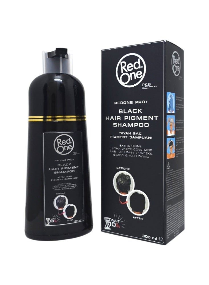 Red One Black Hair Pigment Shampoo 300ml - Image 2