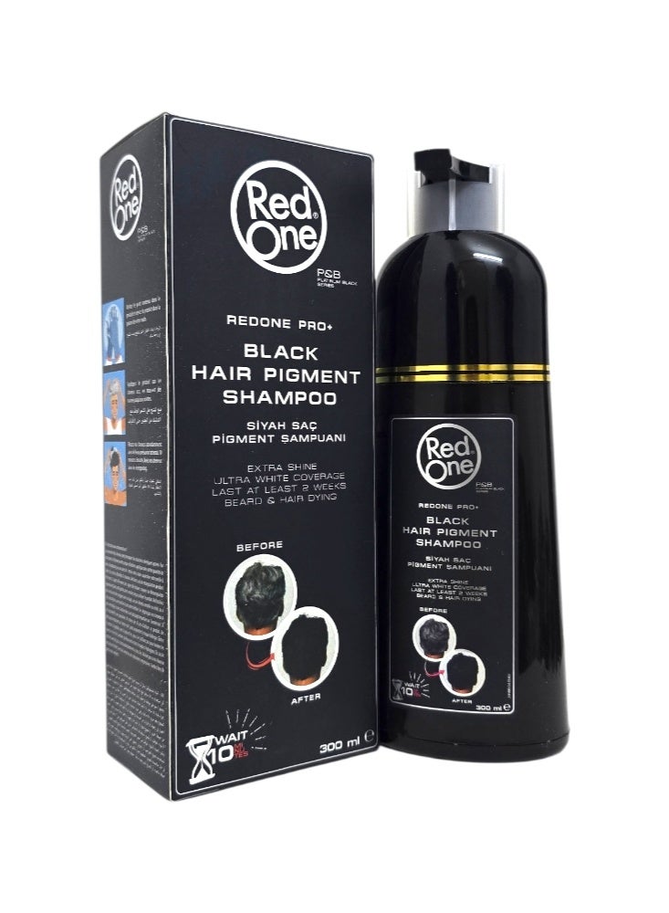 Red One Black Hair Pigment Shampoo 300ml - Image 1