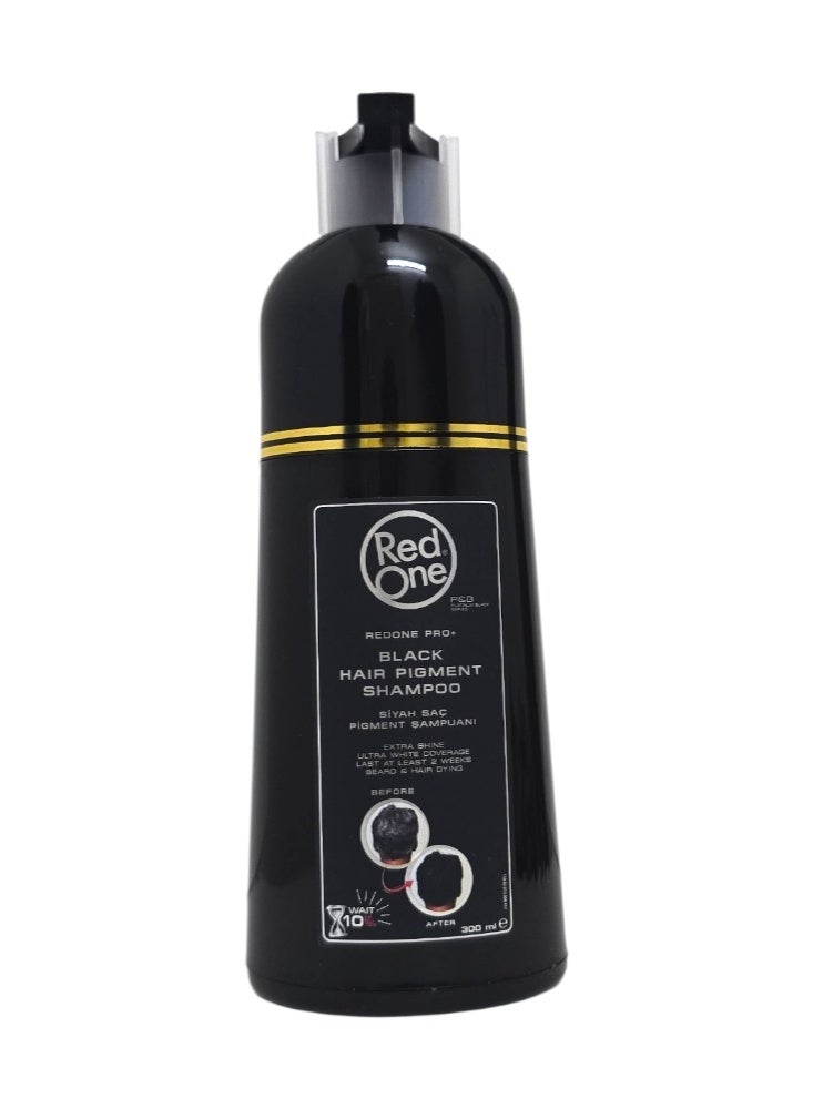 Red One Black Hair Pigment Shampoo 300ml - Image 3