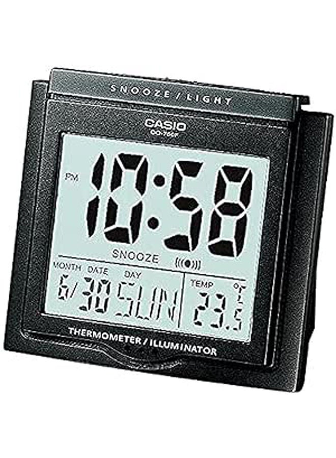 CASIO Digital Alarm Clock With Temperature Widget
