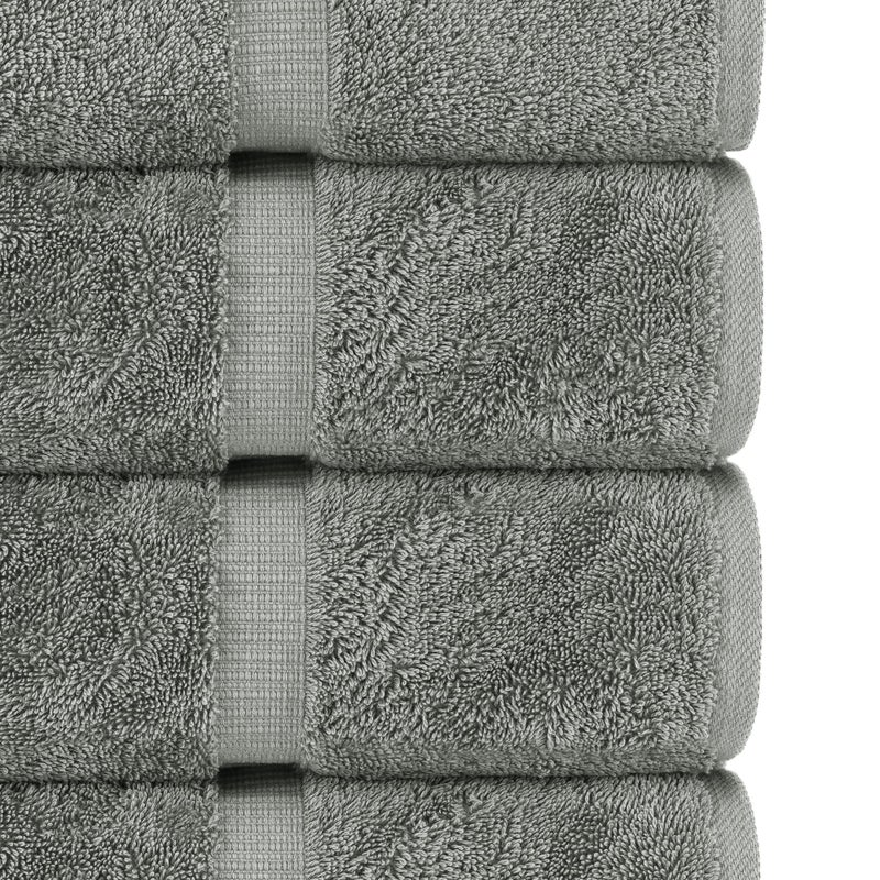 Chakir Turkish Linens Chakir Turkish Linens, 100% Cotton Premium Quality Turkish Bath Sheets (35''x70'' Large Bath Sheet Towels - Gray)  - Image 3