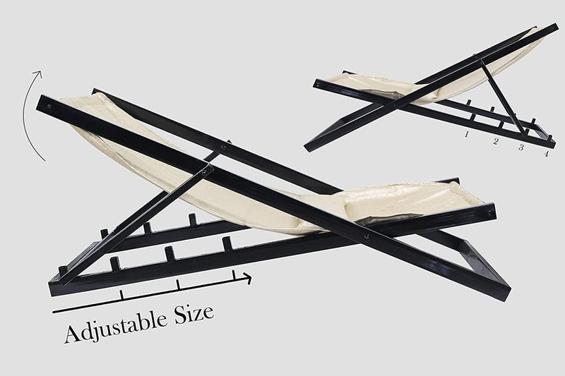 Cartvilla Cartvilla Metal Body Super Strong Zero Gravity Portable Textilene Fabric and Steel Reclining Lounge Chair - Image 3
