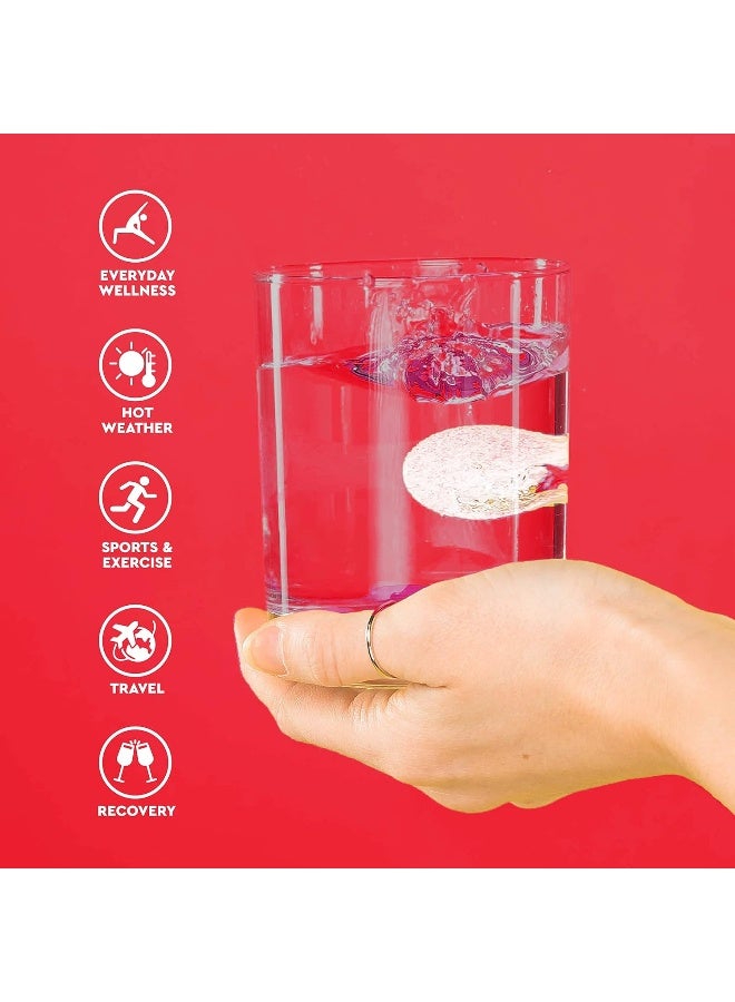 O.R.S Hydration Tablets with Electrolytes, Vegan, Gluten and Lactose Free Formula – Soluble Sports Hydration Tablets with Natural Strawberry Flavour, 24 Tablets - Image 5