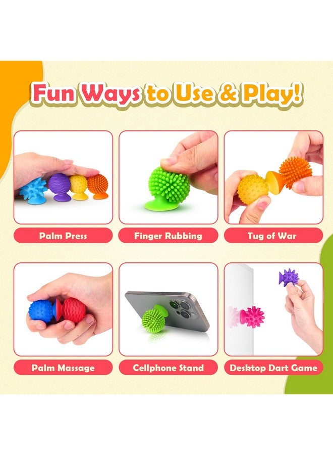سمول فيش ألعاب حسية للأطفال والكبار: عبوة من 20 لعبة حسية ذات أكواب شفط محببة للأطفال المصابين بالتوحد - ألعاب حسية بالجملة للطلاب جائزة الفصل الدراسي - لوازم ركن التهدئة للاستحمام للأطفال والبنات هدايا - Image 2