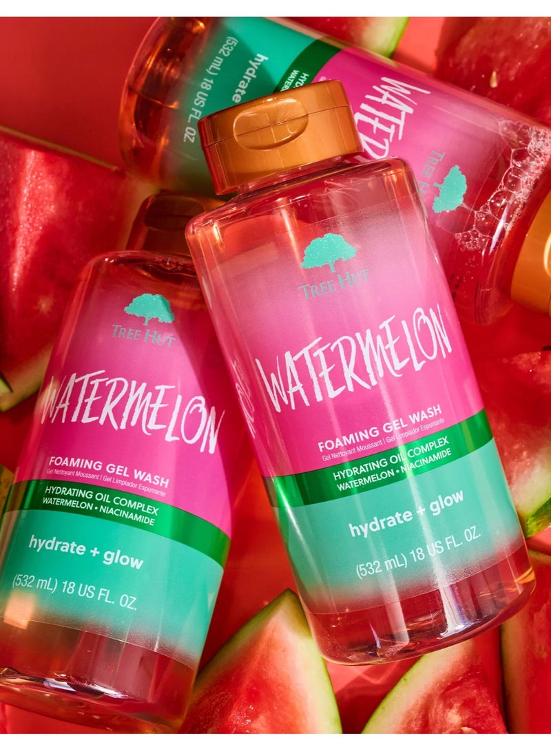 تري هت غسول جل رغوي بنكهة البطيخ من تري هت - Image 3