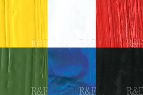 R&F Handmade Paints - Professional Encaustic Paint - Opeque Colors, Set of 6 - Image 5