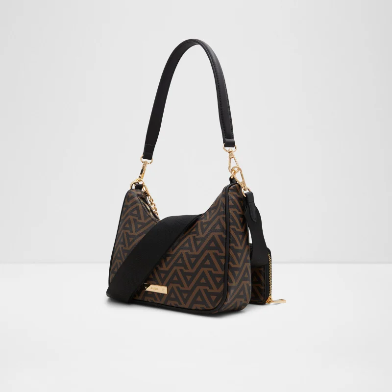 الدو ANNAENDRA Monogram Shoulder Bag with Coin Pouch