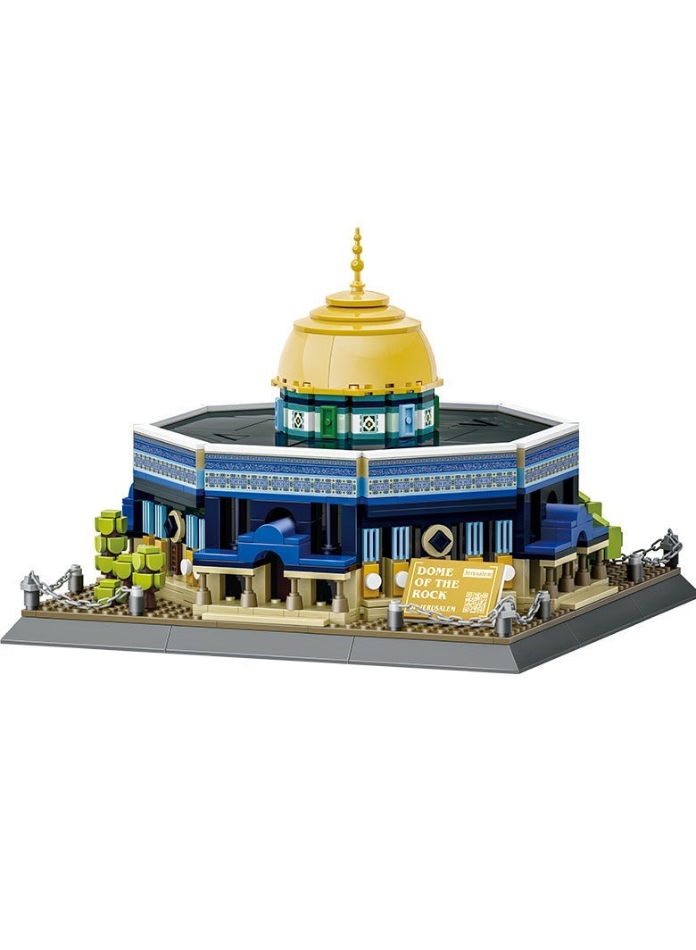 Wang Building Blocks Dome of the Rock Set for Kids & Teens (Ages 5-16) – Iconic Islamic Landmark Replica (983 PCS) - Image 4