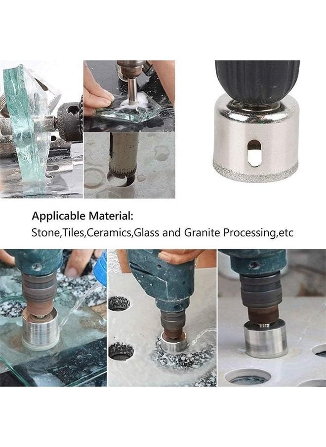 Tile Hole Saw 15 PCS Diamond Drill Bits 6-50mm Glass Tile Hollow Core Extractor Remover Tools for Glass Ceramics Porcelain Ceramic tile.