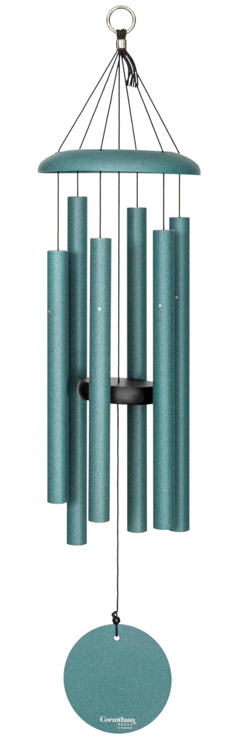 Corinthian Bells by Wind River - 30 inch Patina Green Wind Chime for Patio, Backyard, Garden, and Outdoor Decor (Aluminum Chime) Made in The USA - Image 1