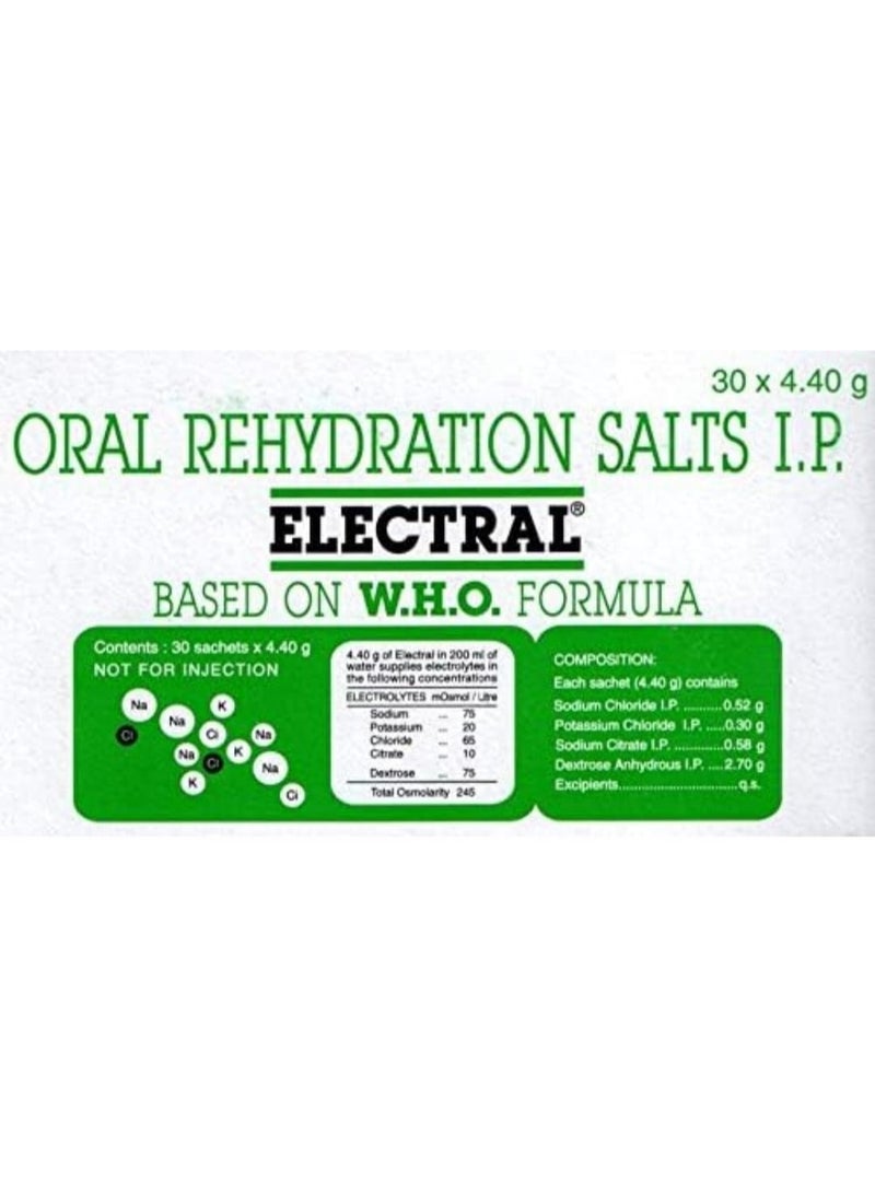 أليكترال Fdc Electral Ors مسحوق - عبوة من 60 كيسًا × 4.40 جم - Image 2