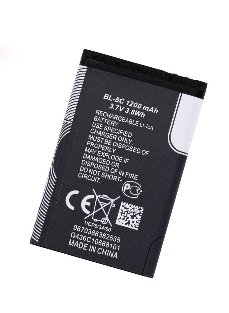 General Compatible with Nokia 1200mAh BL-5C Mobile Phone Battery - High Capacity Lithium Ion Battery  - Image 3
