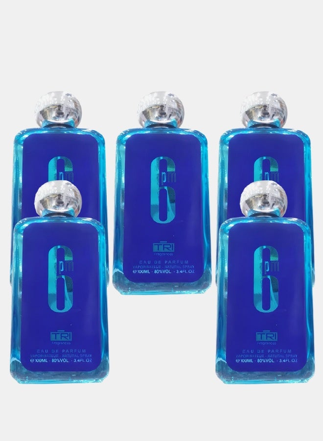 تي أر آي 5 قطع عطر 6 بي ام للرجال 100 مل - Image 1