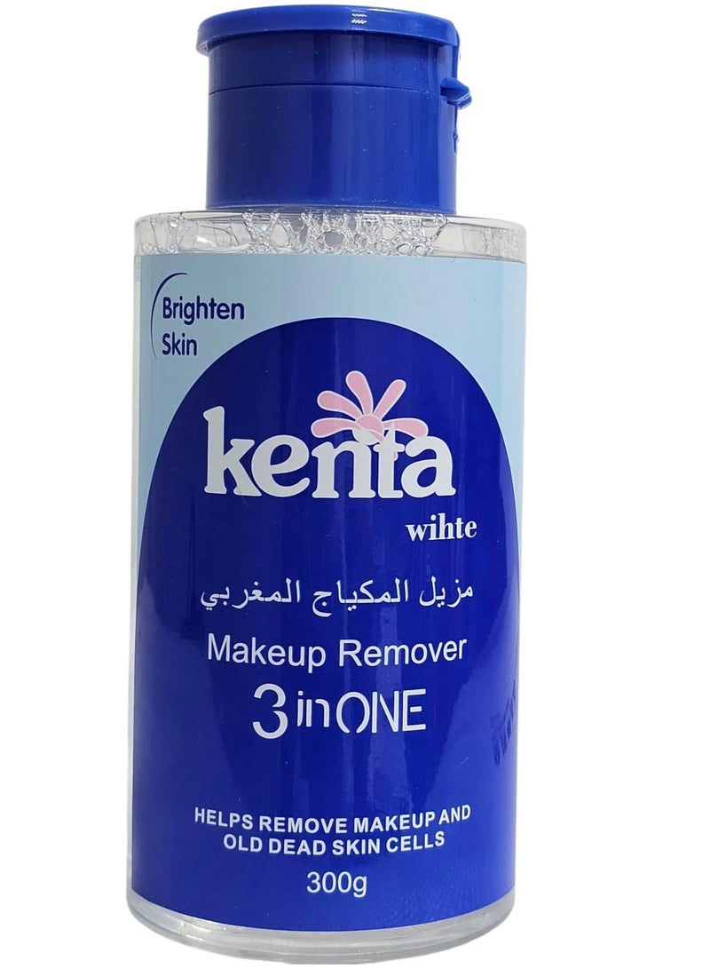 مزيل المكياج المغربي 3in1 ويساعد على إزالة خلايا الجلد الميتة القديمة 300مل