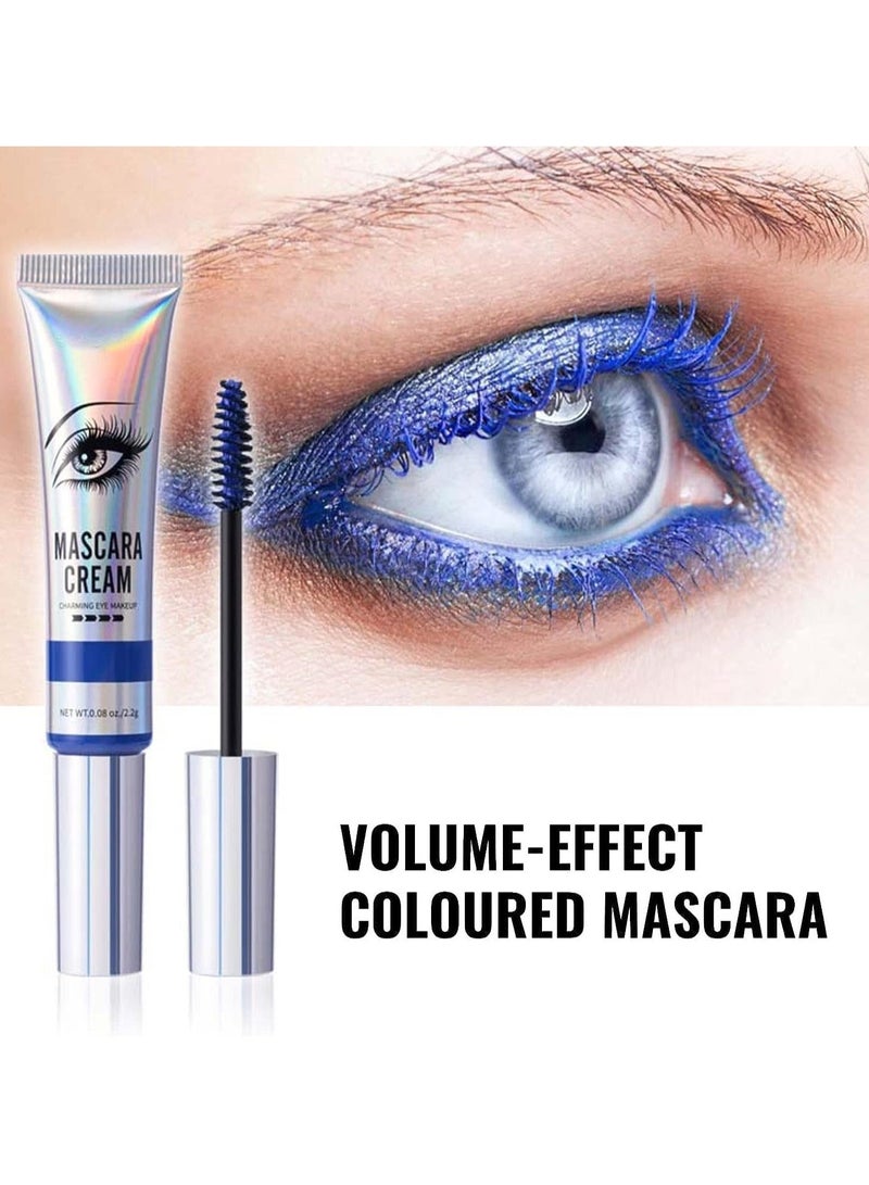 Waterproof Colored Mascara Set, Long Lasting Smudge-Proof Lash Sensational Mascara, Washable Volumizing Lengthening Defining Curling Eyelash Makeup Set Lift Separate Eye Lashes False Lash 6 Pcs - Image 2