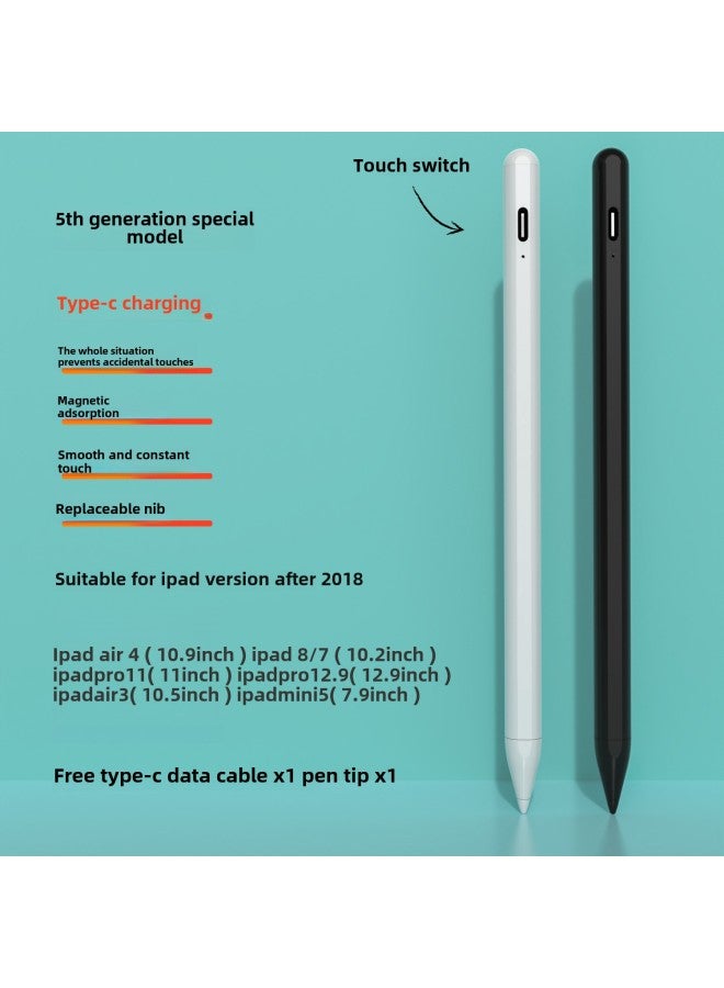 Digital Computer Handwriting Pen Tablet Monitor Touch Screen Stylus Pen For Android Windows Tablets-Color:5th Generation Anti-Misoperation Ipad Special [Send 1 Written Tip]]  - Image 1