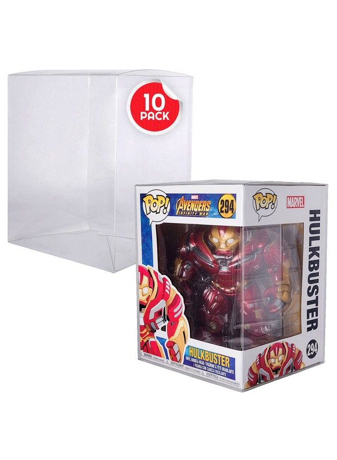 EVORETRO Display Case Protector Compatible For Funko Pop 6 Inch Box Protectors Case Acid Free Case Display ;Protective Cases Fit All Standard Funko Pop Vinyl Figures (10 Pcs) - Image 2