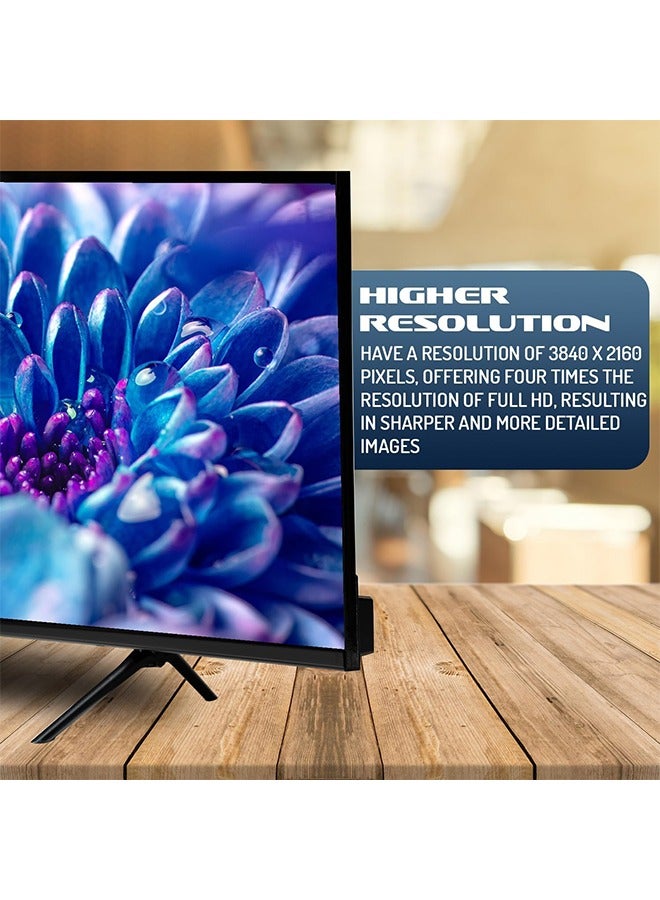 NIKAI 85 Inch - 4K - LED - Smart UHD - UHD85QLED Black - Image 2