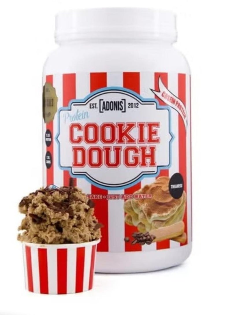 Adonis Protein Cookie Dough (Casein Protein) Â€“ Tiramisu 1Kg - Image 1