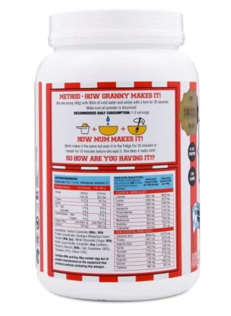 Adonis Protein Cookie Dough (Casein Protein) Â€“ Tiramisu 1Kg - Image 2