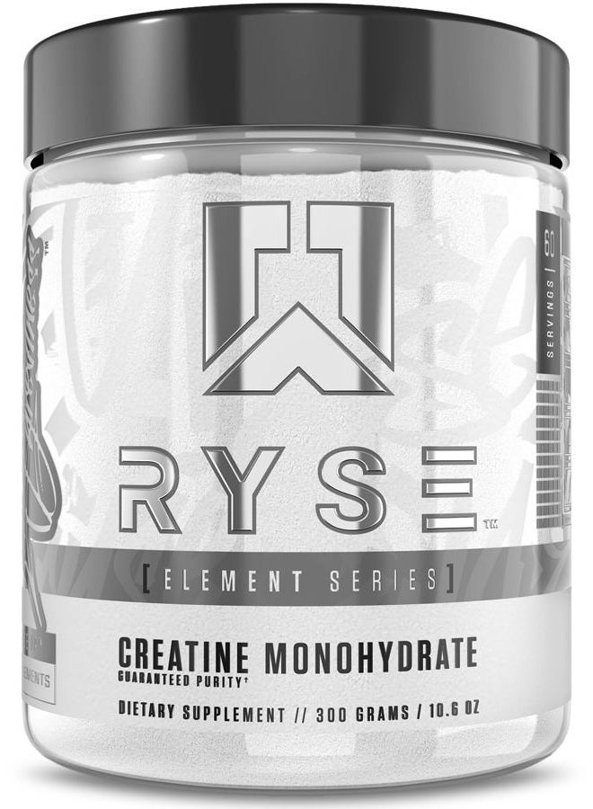 RYSE Up Supplements Creatine Monohydrate, (Unflavored, 60 Servings), Improves Strength and Power, 5g Creatine Per Scoop. - Image 1