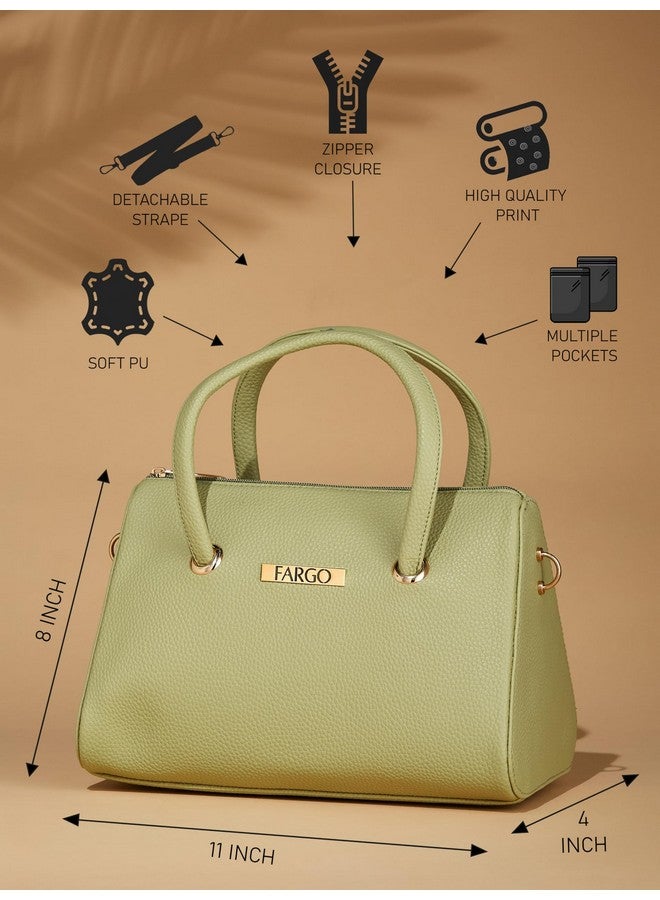 Fargo Stylish Handbag for Women Ladies purse for women & girls (Green) - Image 4