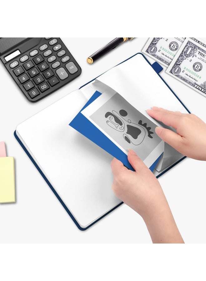 JUBTIC A5 Check Registers for Personal Checkbook, Ledger Transaction Registers Log Book for Small Business. Track Payments, Finances, Deposits, Debit Card and Bank Account - Blue - Image 5