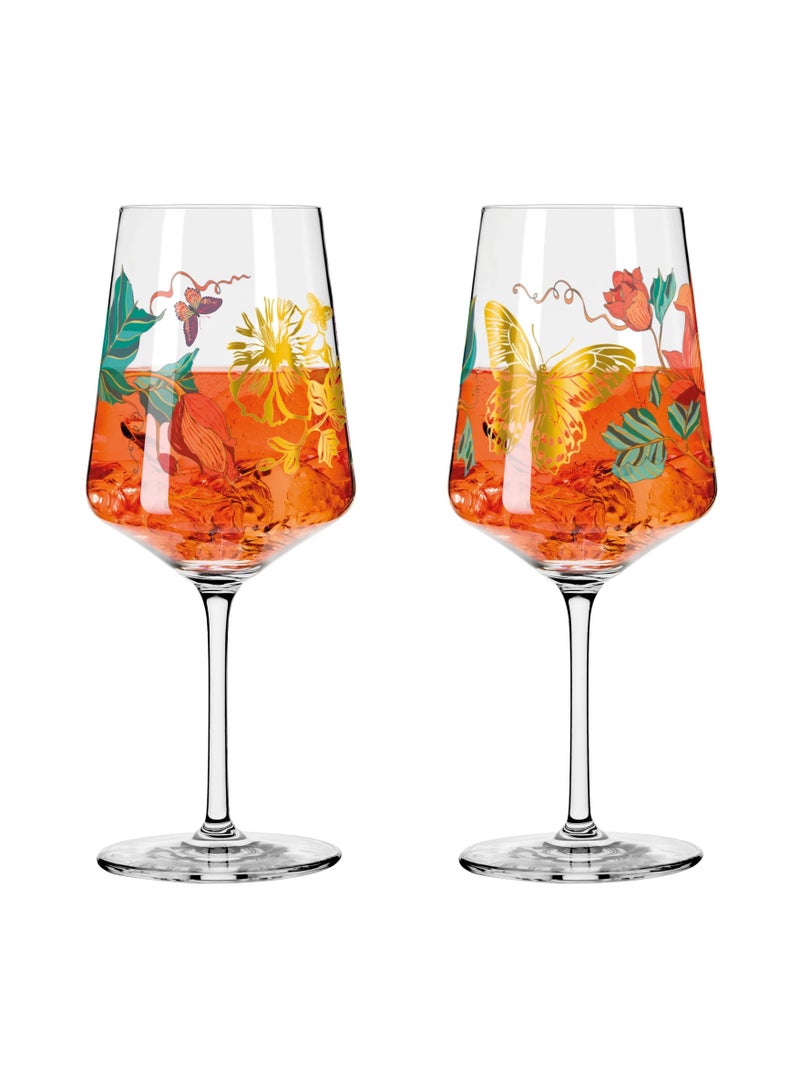 Ritzenhoff 2-Piece Crystal Glass Set 544ml | For Cocktails, Wine & Juice | Gift Box | Made in Germany - Image 2