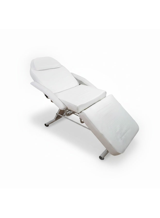 Meishida Foldable Massage Table with Removable Pillow & Side Trays – 330lbs Heavy-Duty PU Leather Memory Foam Facial Spa Bed for Salon, Lash & Home Use – Black - Image 1