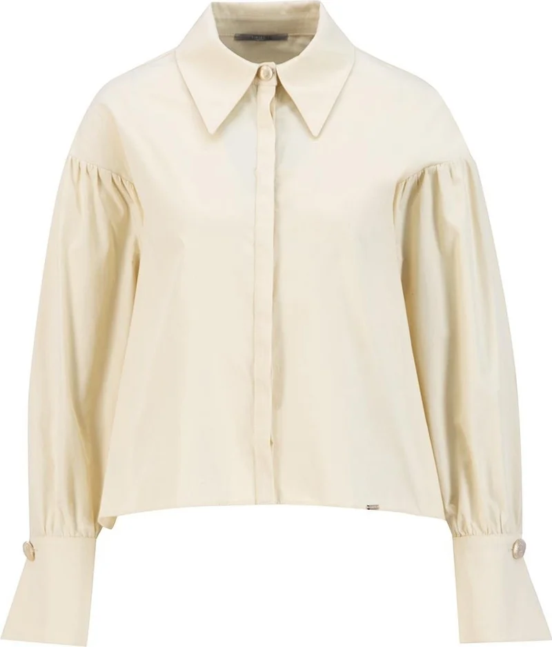 ARMINE Pointed Collar Floss Linen Shirt 24K3602 Moonstone