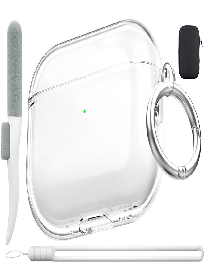 فالكيت جراب Valkit شفاف لسماعات AirPods Pro 3 مع طقم تنظيف | جراب ناعم من مادة TPU لسماعات AirPods Pro من الجيل الثالث | غطاء واقٍ مقاوم للصدمات | جرابات iPods Pro 3 | لسماعات AirPods Pro من الجيل الثالث 2025 (شفاف) - Image 1