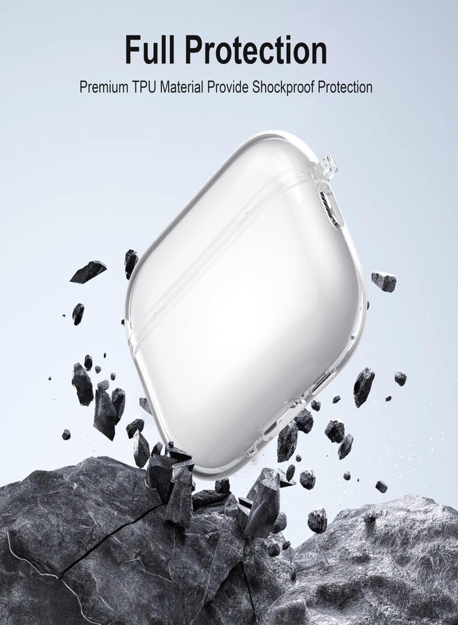 فالكيت جراب Valkit شفاف لسماعات AirPods Pro 3 مع طقم تنظيف | جراب ناعم من مادة TPU لسماعات AirPods Pro من الجيل الثالث | غطاء واقٍ مقاوم للصدمات | جرابات iPods Pro 3 | لسماعات AirPods Pro من الجيل الثالث 2025 (شفاف) - Image 3