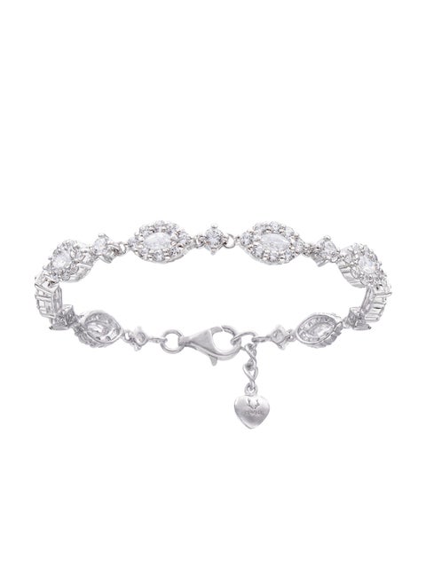 Harmony of Elegance Women's Bracelet with Zirconia Gift for Women Wife
