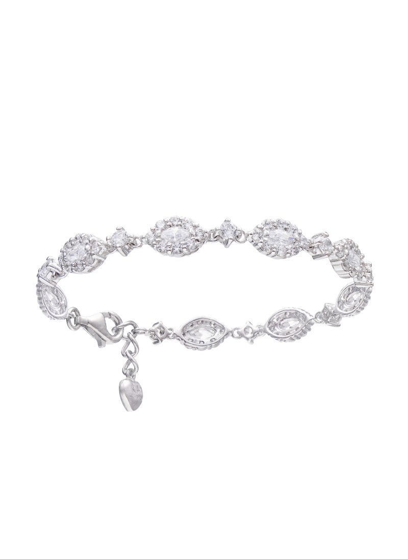 Harmony of Elegance Women's Bracelet with Zirconia Gift for Women Wife