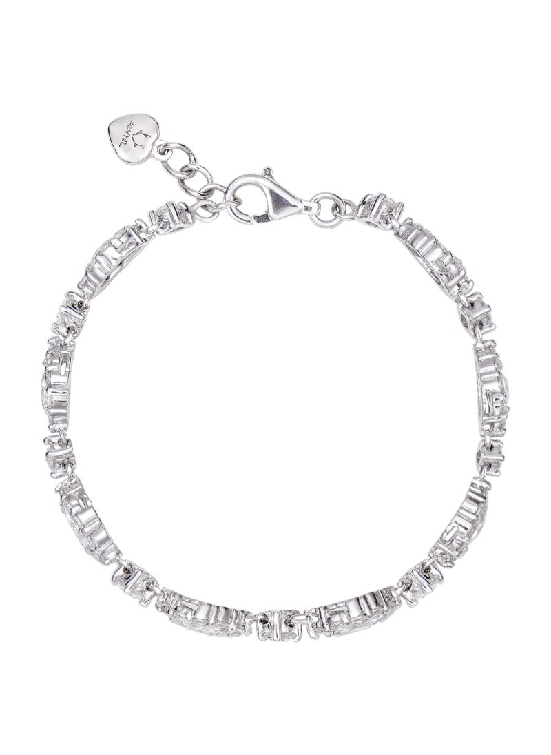 Harmony of Elegance Women's Bracelet with Zirconia Gift for Women Wife