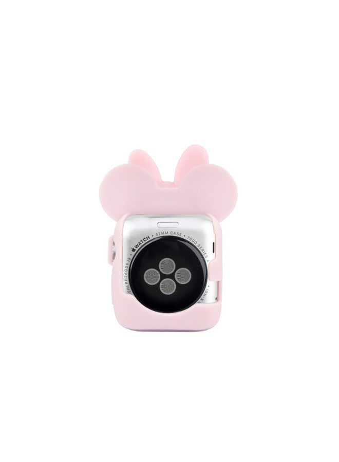 Cartoon For Apple Watch Iwatch Silicone Soft Case For Apple Watch Minnie Case-Color:(Generations, Generations, Generations, Generations, Generations, Generations And Generations) White Purple-Exteri - Image 3