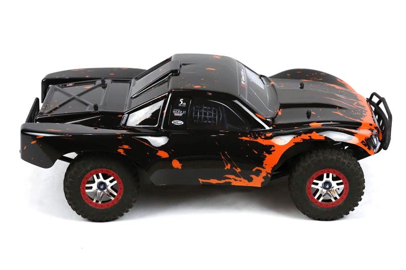 SummitLink Compatible Custom Body Muddy Orange Over Black Replacement for 1/10 Scale RC Car or Truck (Truck not Included) SS-BR-01 - Image 2