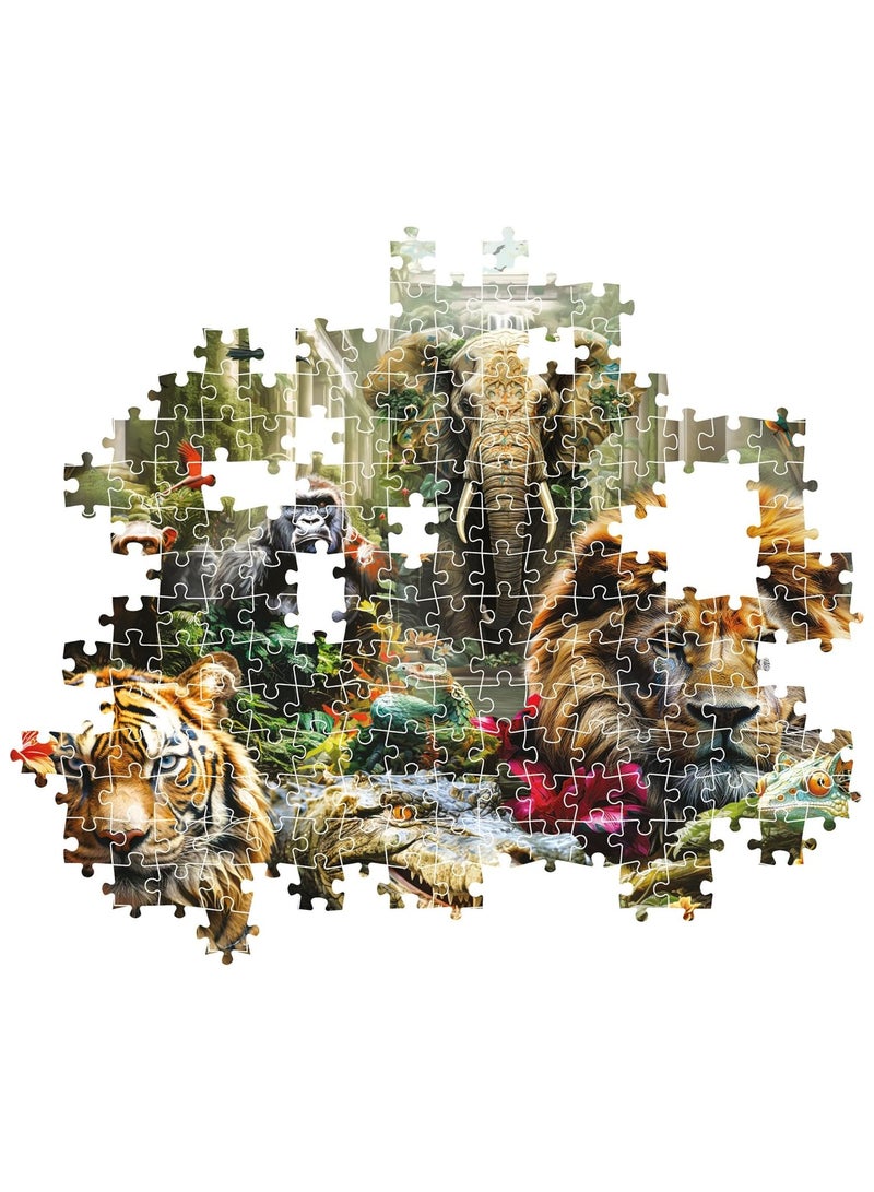 Anna 1000-Piece Jungle Animal Mystery Puzzle - Fun and Challenging Brain Teaser - Image 3