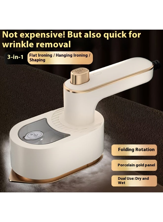 سمارت مكواة بخار صغيرة محمولة بمنفذ USB، مكواة ملابس محمولة للسفر ومزيلة للتجاعيد، مكواة بخار صغيرة للاستخدام في السكن الجامعي والمنزل - Image 5