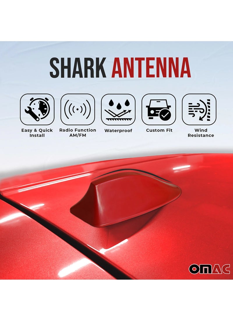 سبايدر هوائي فاخر لسقف السيارة هوائي زعانف القرش، هوائي السيارة ديكور أنيق - Image 4