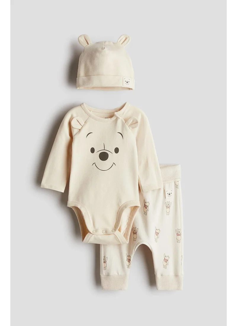 H&M 3-piece jersey set