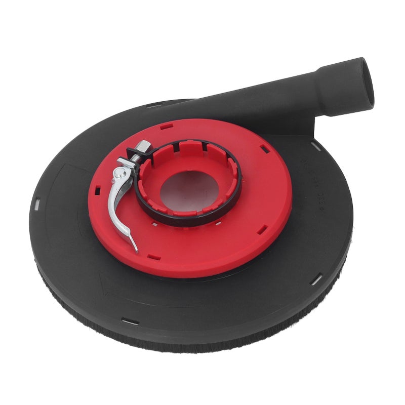 9 Inch Angle Grinder Dust Shroud Surface Grinding Dust Shroud for Angle Grinder Red Black 230mm Grinding Wheel - Image 4