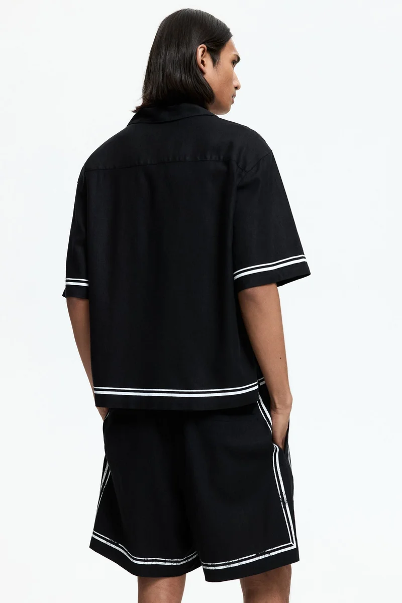 H&M Relaxed Fit Printed resort shirt