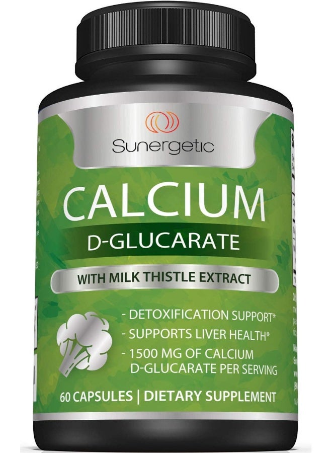 Sunergetic Premium Calcium D-Glucarate Supplement - Image 1