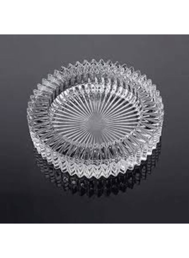 Glass Ashtrays Set Of 2 Pieces - Image 2