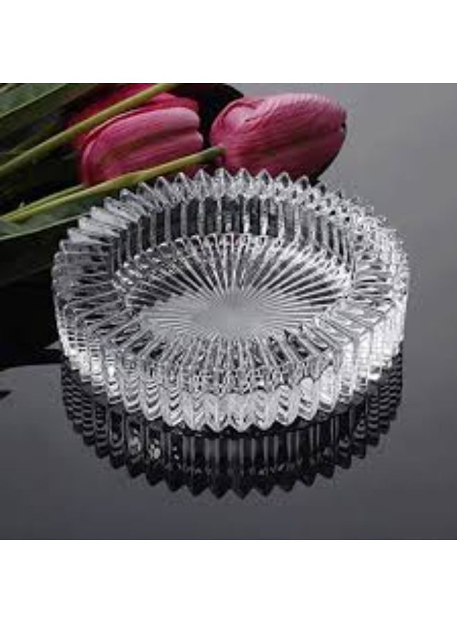 Glass Ashtrays Set Of 2 Pieces - Image 4