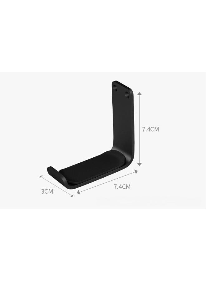 Aluminum Alloy Headset Bracket Hanger Multi-functional Office Storage Creative Non-slip Silicone Rotating Earpiece Rack - Image 1