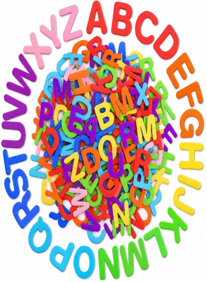 Natonhi 720 Pcs Foam Letter Stickers, 8 Colors 1 Inch 3D Self-Adhesive EVA ABC Alphabet Stickers for Kids Crafts, School Projects, Scrapbooking, Card Making and Party Decorations - Image 1